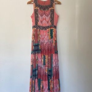 Anthropologie / Bhanuni by Jyoti Maxi Alessandra Dress in Multi-color Floral